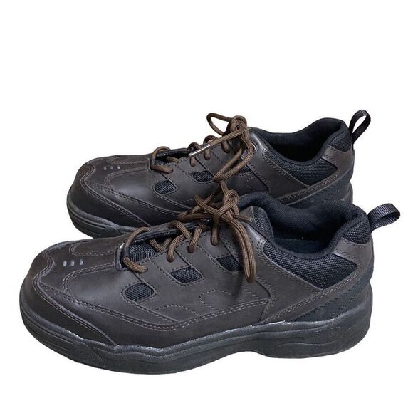 Worx by Red Wing Brown Steel Toe Safety Shoe Size 9WW NEW